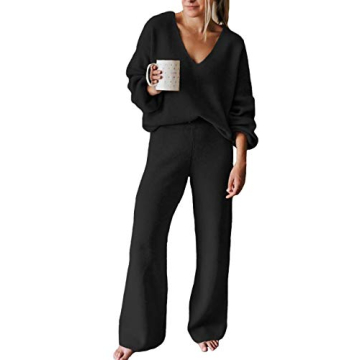 Viottiset Women's Cozy 2 Piece Casual Lounge Set