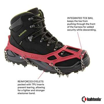 Kahtoola MICROspikes Traction for Winter Hiking & Mountaineering