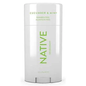 Native Deodorant Cucumber & Mint 2.65oz - Natural & Eco-Friendly - 2 Pack