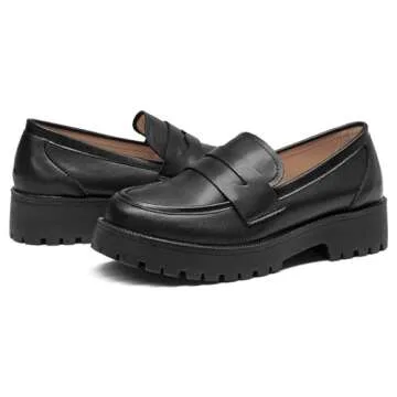 U-lite Comfort Chunky Platform Loafers for Women