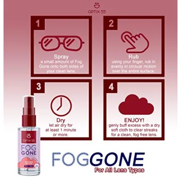 Optix 55 Anti Fog Spray for Clear Vision on Glasses