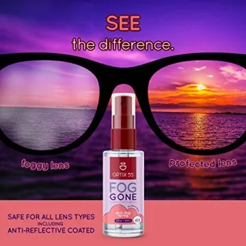 Optix 55 Anti Fog Spray for Clear Vision on Glasses