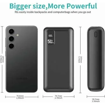 50000mAh Fast Charging Power Bank with 3 Outputs