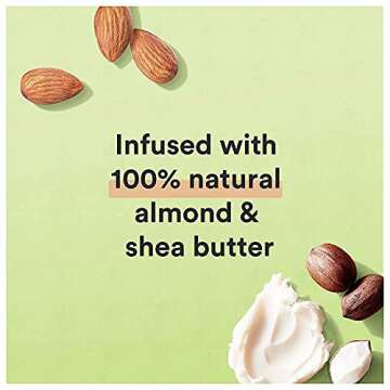 Suave Professionals Moisturizing Shampoo and Conditioner for Dry Hair Almond and Shea Butter Paraben-free and Dye-free 18 oz, 2 Count