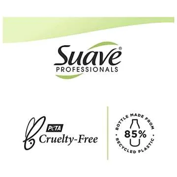 Suave Professionals Moisturizing Shampoo and Conditioner for Dry Hair Almond and Shea Butter Paraben-free and Dye-free 18 oz, 2 Count