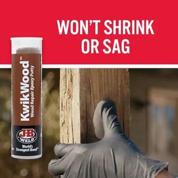 J-B Weld KwikWood Wood Repair Epoxy Putty 1 oz Stick