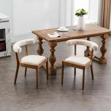 DM Furniture Dining Chairs Set of 4 - Mid Century Style