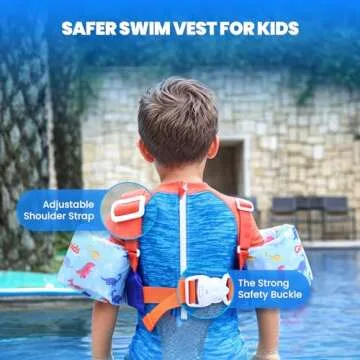 Gogokids Kids Swim Vest for Age 2-6 Safe Floaties