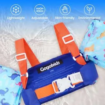 Gogokids Kids Swim Vest for Age 2-6 Safe Floaties