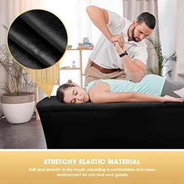 Onism Lash Bed Cover - Waterproof PU Leather Spa Table Cover