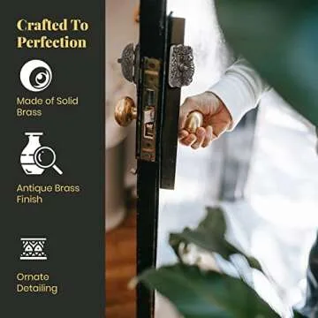 Vintage A29 Mechanical Doorbell - Brass Chime for Home