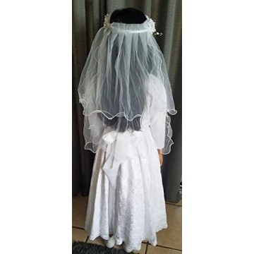 Elegant Bienvenu First Communion Veil for Girls