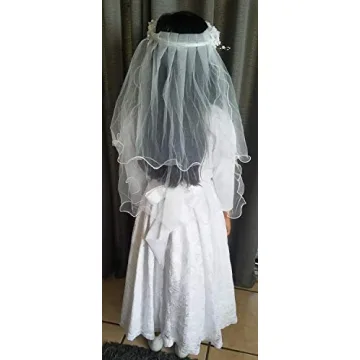 Elegant Bienvenu First Communion Veil for Girls