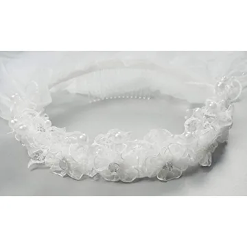 Elegant Bienvenu First Communion Veil for Girls