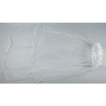 Elegant Bienvenu First Communion Veil for Girls