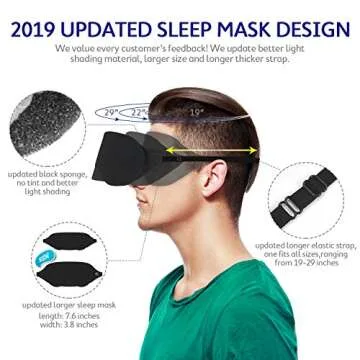 Mavogel Cotton Sleep Mask - Ultimate Comfort Eye Blindfold