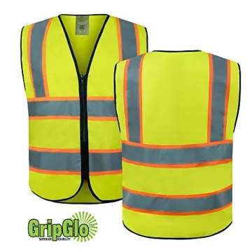 GripGlo High-Visibility Reflective Safety Vest for All Uses