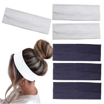 Stylish Cotton Stretch Headbands Set for Women - 6 Pcs