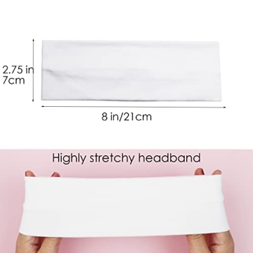 Stylish Cotton Stretch Headbands Set for Women - 6 Pcs