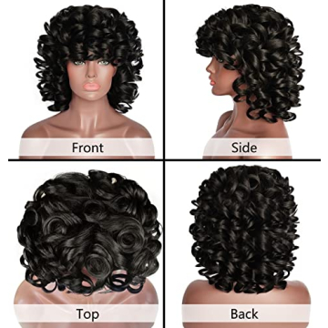 ELIM Short Kinky Curly Wig - Ultimate Style Boost for Women