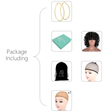 ELIM Short Kinky Curly Wig - Ultimate Style Boost for Women