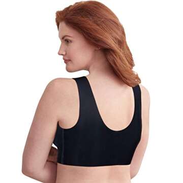Bali Women's Comfort Revolution Wireless T-shirt Bra, Full-coverage Pullover Bra, Df3491