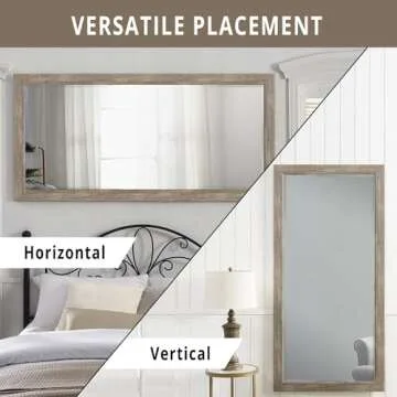 Stunning Naomi Home Rustic Full-Length Mirror 66x32