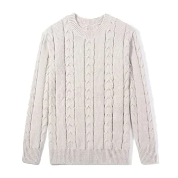 Chic Winter Knit Sweater and Skirt Set by CHARTOU