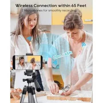 Mini Pink Lavalier Microphone for iPhone Android PC