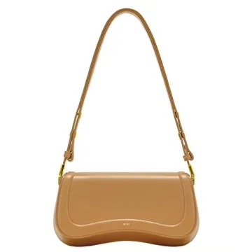 JW PEI Women's Joy Shoulder Bag - Chic Rust Red Vegan Leather Handbag