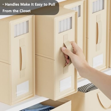 Stylish SheetCube Bed Sheet Organizers - 6 Pack