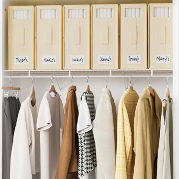 Stylish SheetCube Bed Sheet Organizers - 6 Pack