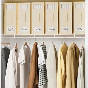 Stylish SheetCube Bed Sheet Organizers - 6 Pack