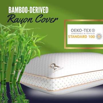 Royal Therapy Adjustable Memory Foam Pillow for Pain Relief