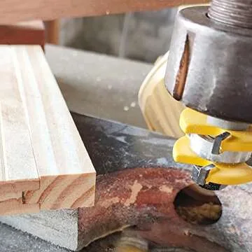 2PCS Tongue and Groove Router Bit Set for Woodworking