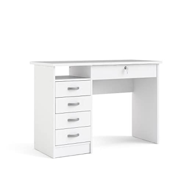 Tvilum Walden Desk with 5 Drawers - Stylish Home Office Solution