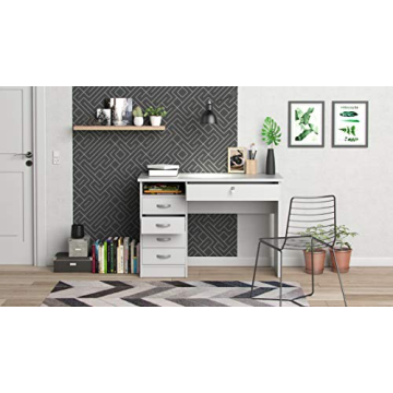 Tvilum Walden 5 Drawer Desk - Modern Scandinavian Style