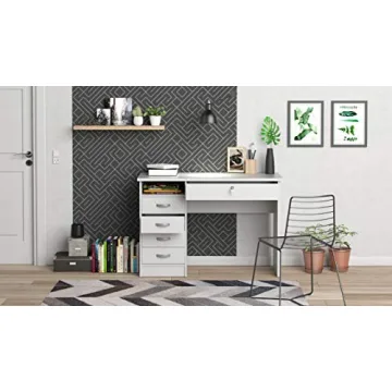 Tvilum Walden 5 Drawer Desk - Modern Scandinavian Style