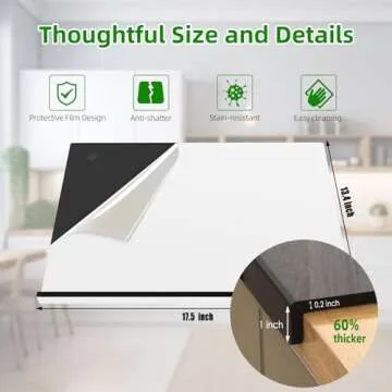 Premium Acrylic Cutting Board: Durable, Safe, and Stylish for All