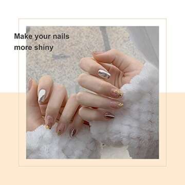 Gold Foil Flakes for Resin, 30g Gold Leaf Flakes for Nail Art, Painting, Crafts, Slime and Resin Jewelry Making (10g / Bottle)