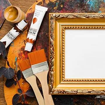 EORTA 12 Assorted Nylon Art Brushes for All Painting Styles