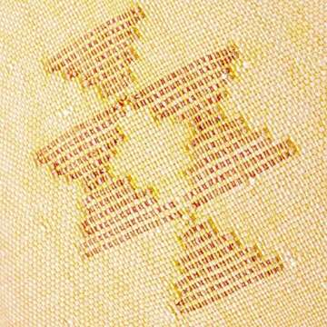 Cactus Silk Cushion, Moroccan Lumbar Pillow, 14x36, Yellow, Bohemian Pillow Cover, Embroidered Decorative Lumbar Pillow. (Yellow - With Insert Filled)