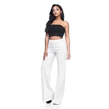Cemi Ceri Women's Elegant High Waist Dress Pants