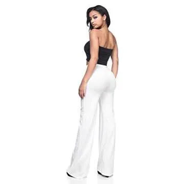 Cemi Ceri Women's Elegant High Waist Dress Pants