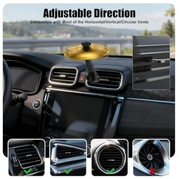 Exciting Car Cymbal Air Vent for Music Lovers