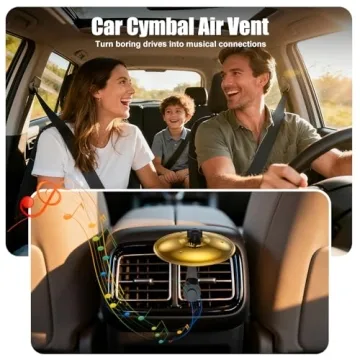 Exciting Car Cymbal Air Vent for Music Lovers