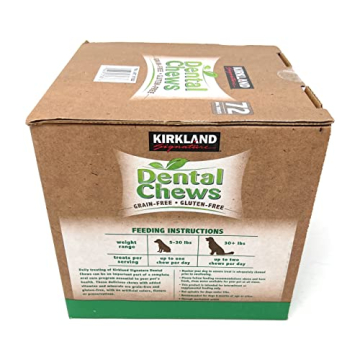 Kirkland Signature Dental Chews 72-Count for Dogs