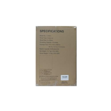 Bonsaii Heavy Duty Paper Shredder - 18-Sheet Capacity