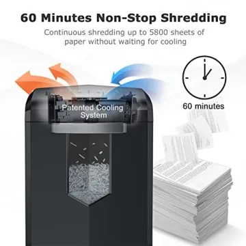 Bonsaii Heavy Duty Paper Shredder - 18-Sheet Capacity
