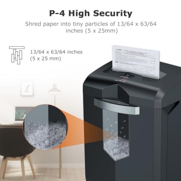 Bonsaii Heavy Duty Paper Shredder - 18-Sheet Capacity